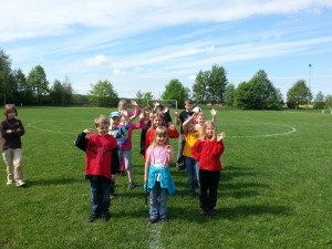 Unsere ganz kleinen Spielleute im Kindertrainingslager 2013. 