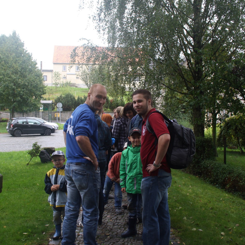 Die Wanderung startete am Vereinshaus. 