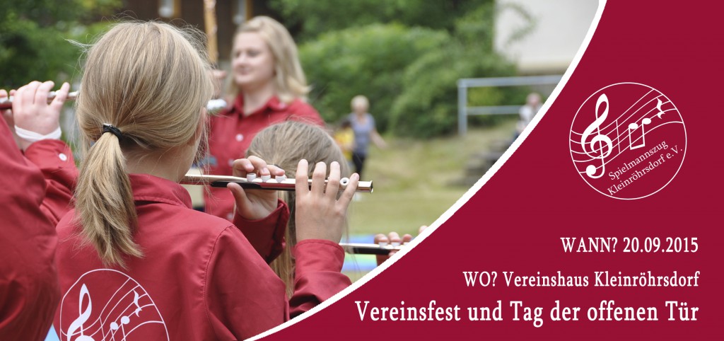 Vereinsfest Vorderseited